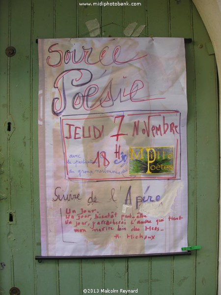 Poetry" in the "Quartier"  St Jacques of Béziers