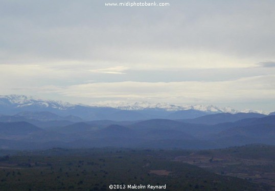 Early Snow on the Mountains of the Pyrénées