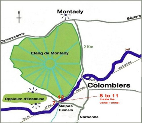 A Walk around the Malpas Tunnel & the Etang de Montady