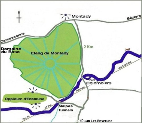 A Walk around the Malpas Tunnel & the Etang de Montady