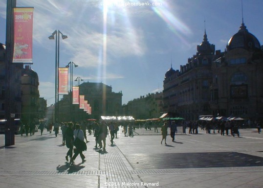The Place de la Comedie - Montpellier