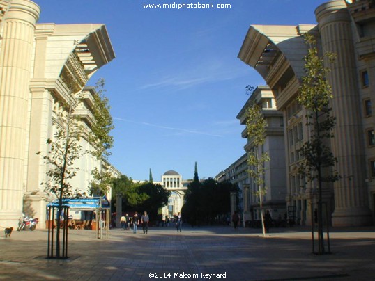 The Place de la CThe "Antigone" - Montpellier