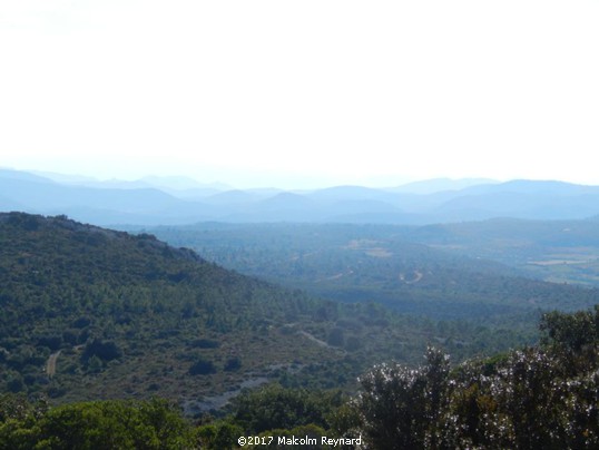The Corbières Mountains in the Aude
