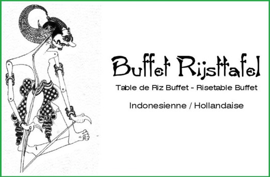 Buffet Rijsttafel Table  - Ricetable Buffet