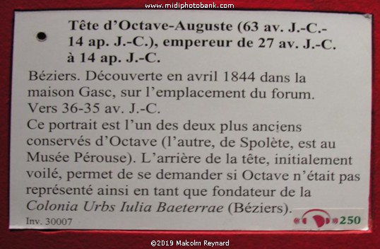 The Roman Eperor Augustus in Béziers