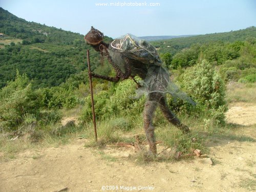 Summer in the Corbières - " Sentier Sculpturel, Mayronne "