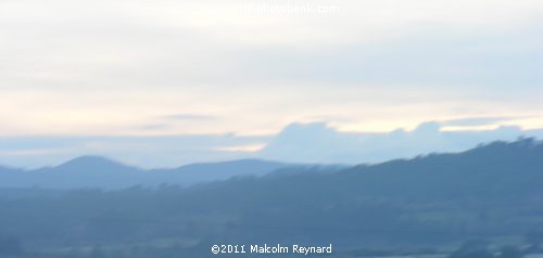 Twilight over the Corbières