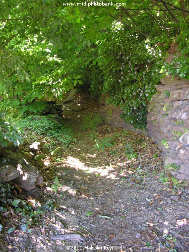 The tiny Village of "Combes", in the mountains of the "Haut Languedoc Regional Park"