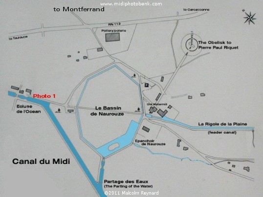 The Canal du Midi  - "Seuil de Naurouze"